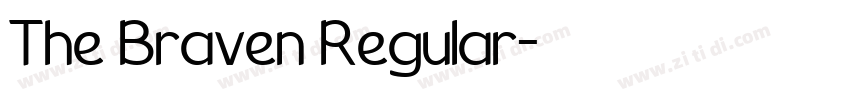 The Braven Regular字体转换